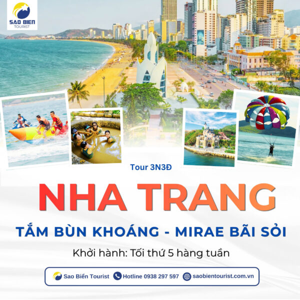 Tour Nha Trang - Bãi Sỏi Sao Biển Tourist