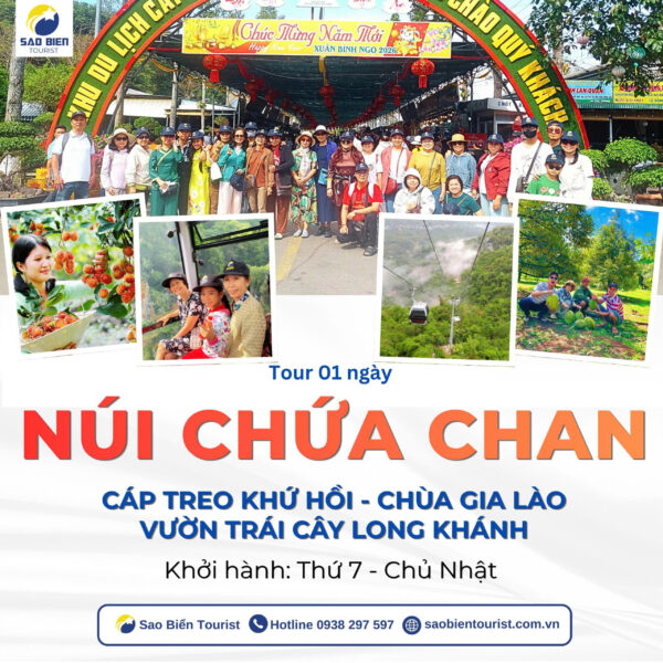 Núi Chứa Chan 1 ngày Sao Biển Tourist