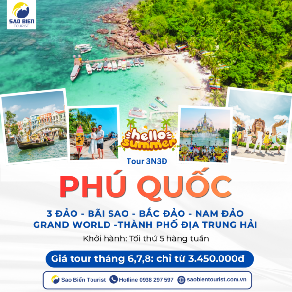 PHÚ QUỐC – 3 ĐẢO – BÃI SAO   BẮC ĐẢO – NAM ĐẢO