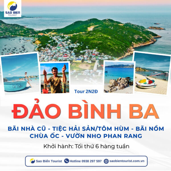 Tour Đảo Bình Ba - Sao Biển Tourist
