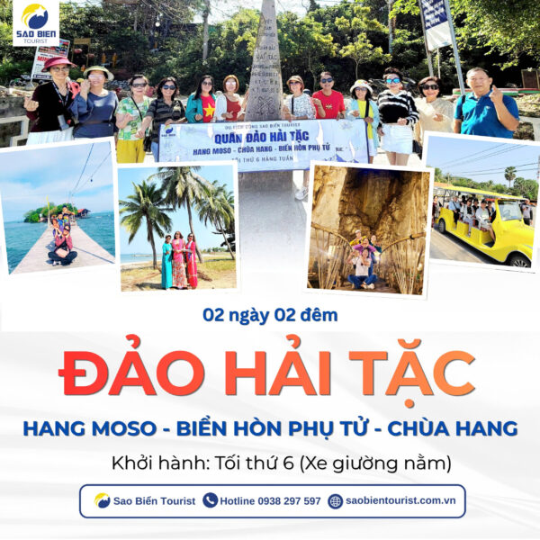 Tour Đảo Hải Tặc 2N2Đ - Sao Biển Tourist