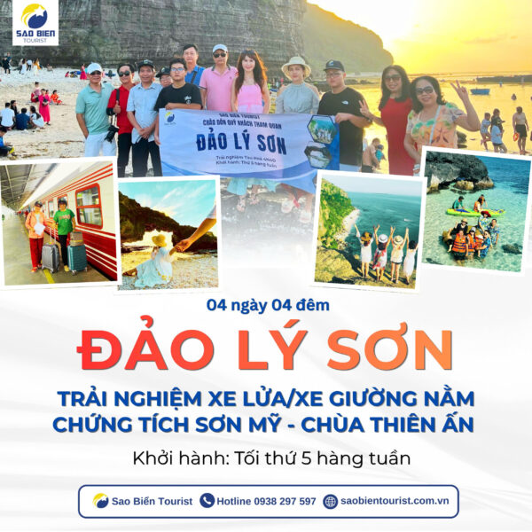 Tour Đảo Lý Sơn 4N4Đ - Sao Biển Tourist
