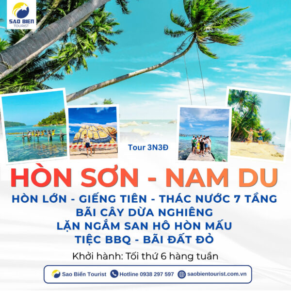 Tour Hòn Sơn - Nam Du - Sao Biển Tourist