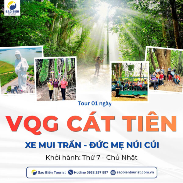 VQG Cát Tiên 1 ngày Sao Biển Tourist