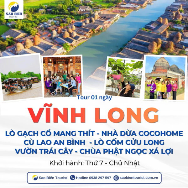 Tour Vĩnh long - Làng Gốm Mang Thít - Sao Biển Tourist